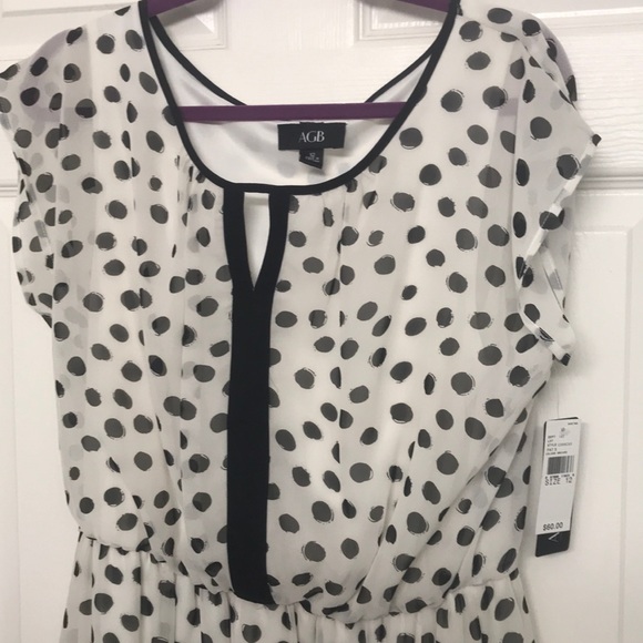 AGB Black and white dress size 12 *NWT - Picture 2 of 6